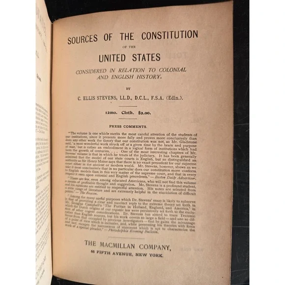 Select Documents of United States History 1776-1861 William M Macmillan 1909 - Picture 8 of 8